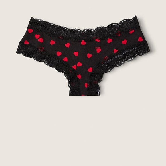 ❤️HEARTS VS PINK Lace-Trim Cheekster Valentine's Day Holiday Panties NWT - Picture 3 of 8
